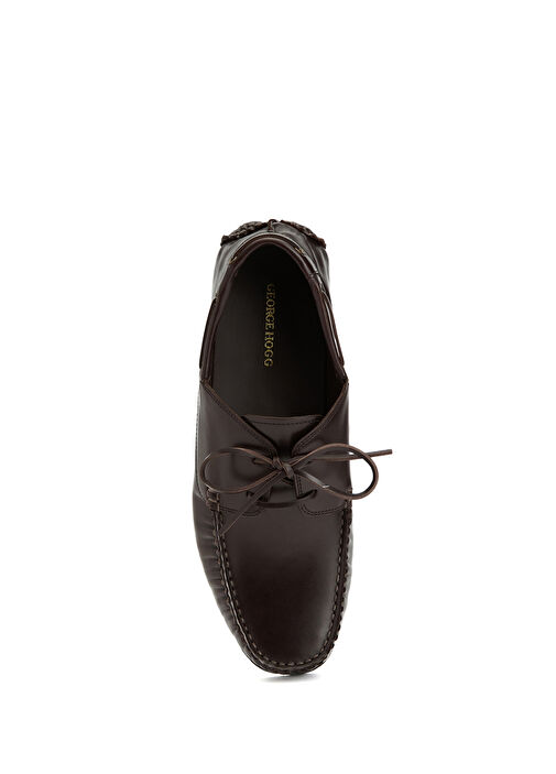 Kahverengi Erkek Deri Loafer - Görsel 5