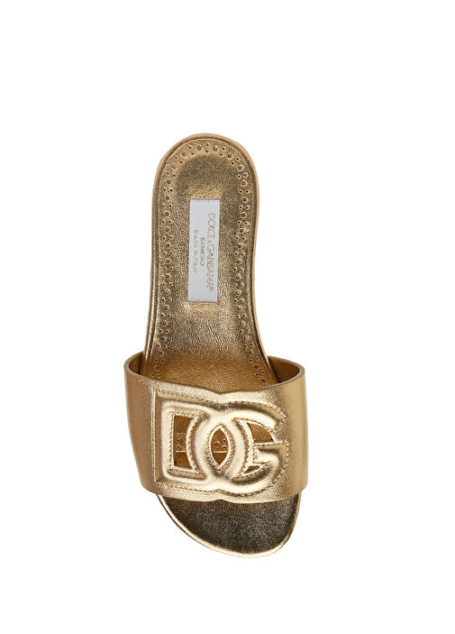 Gold Kız Çocuk Deri Terlik - Görsel 5