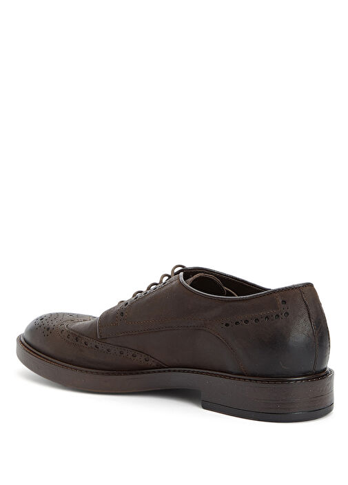 Kahverengi Zımbalı Erkek Deri Ayakkabı - Görsel 4
