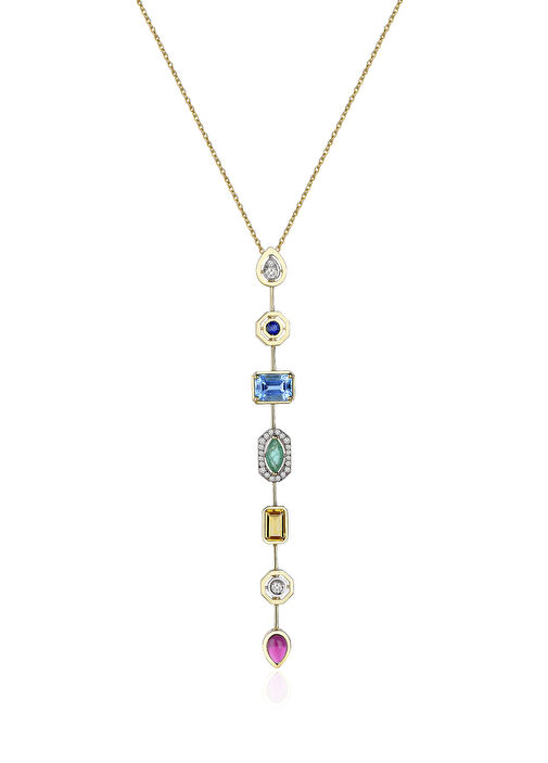 Focus Pırlantalı Kadın Altın Kolye