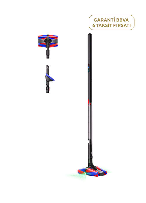【AG】Dyson Cyclone SV12 Fluffy Dyson - PencilVac™ Fluffycones Kablosuz Dikey Süpürge - Gri