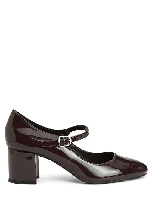Bordo Kadın Bantlı Ayakkabı - Görsel 2