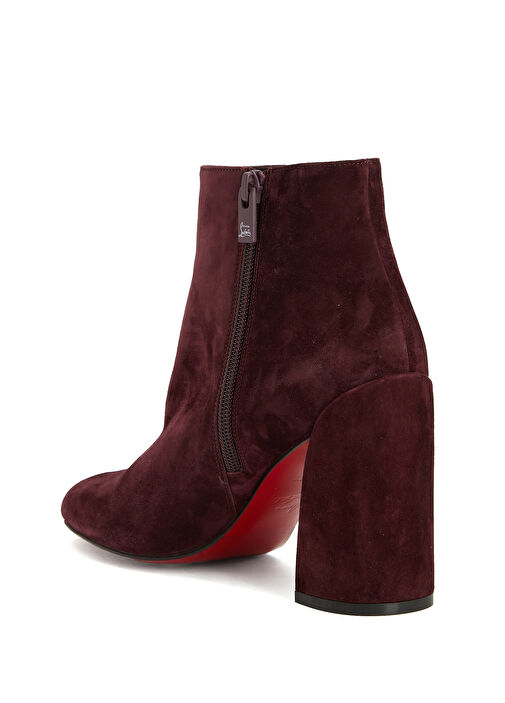 Jane Bordo Kadın Süet Bot - Görsel 4