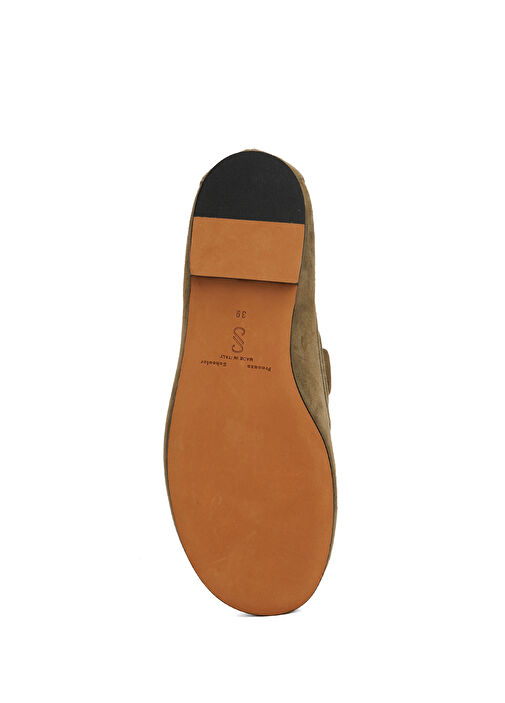 Haki Kadın Süet Loafer - Görsel 6
