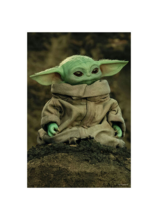 Prime3D Puzzle - Star Wars The Mandalorian Grogu 300 Parça 3D