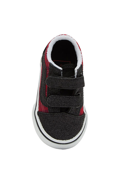 Old Skool V Kırmızı Siyah Çocuk Sneaker - Görsel 5