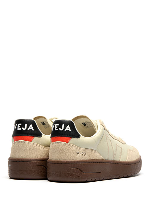 V-90 ZZ O.T. Açık Kahverengi Kadın Deri Sneaker - Görsel 4