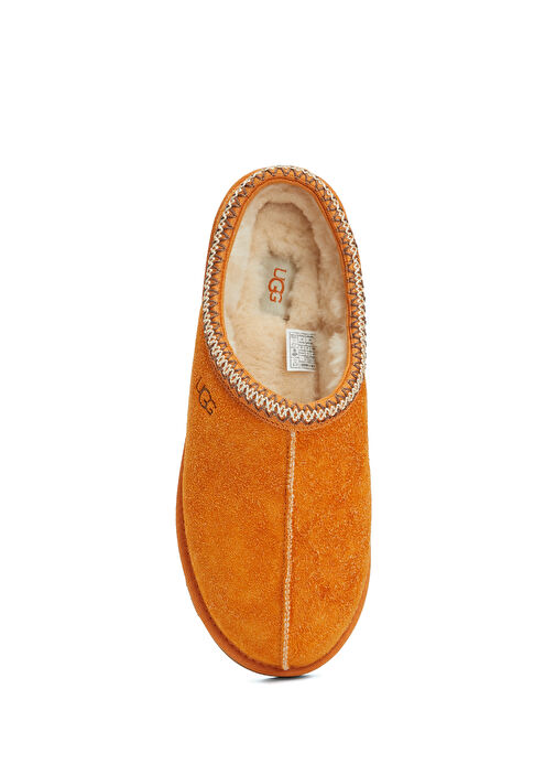 Tasman Shaggy Turuncu Erkek Süet Terlik - Görsel 5