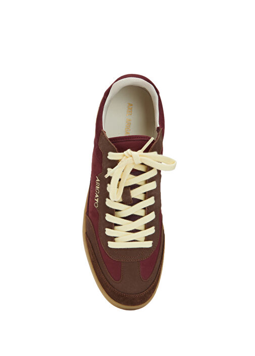 Bordo Kahve Erkek Süet Sneaker - Görsel 5
