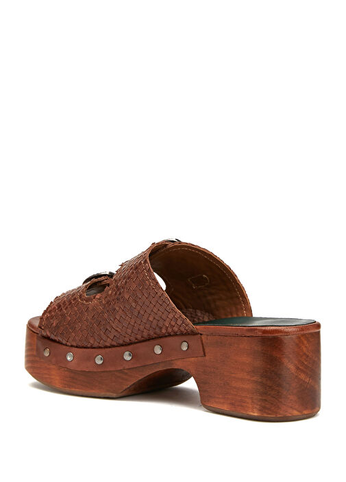 Taba Kadın Deri Terlik - Görsel 4