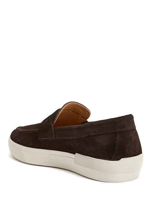 Acı Kahve Kadın Deri Loafer - Görsel 4