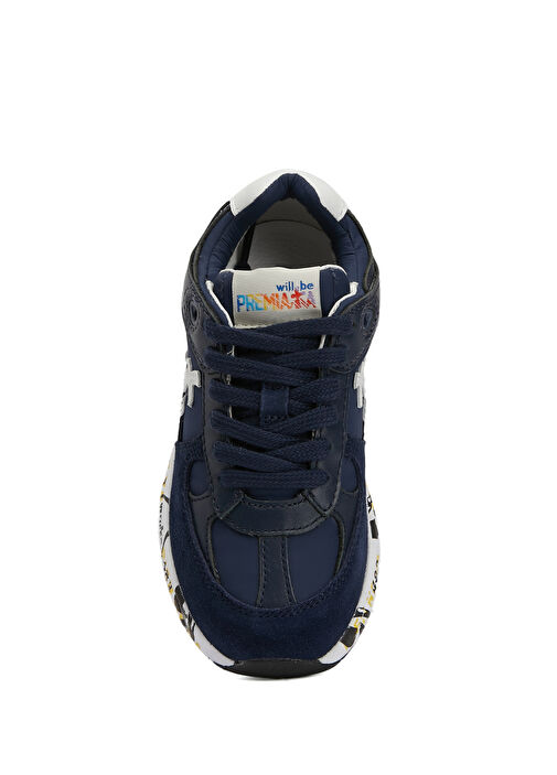 Robin Lacivert Çocuk Deri Sneaker - Görsel 5