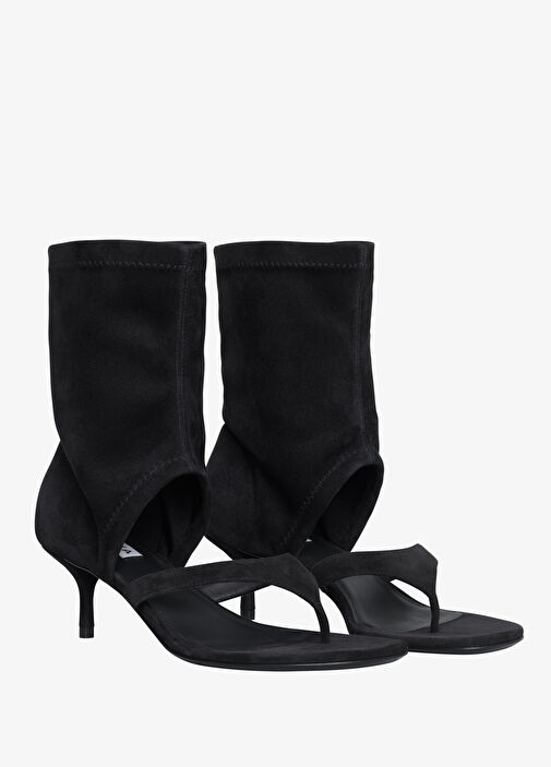 Siyah Kadın Süet Bot - Görsel 2