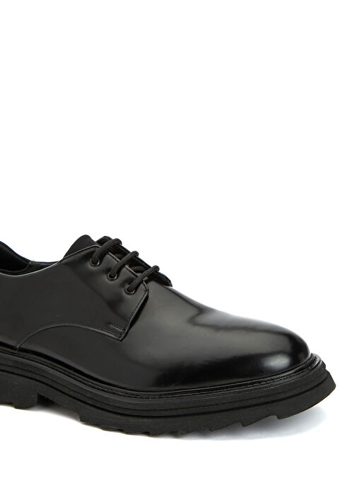 Siyah Erkek Açma Deri Ayakkabı - Görsel 7