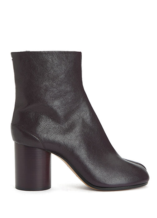 Tabi Koyu Bordo Kadın Deri Bot - Görsel 2