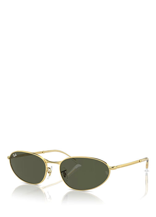 Unisex Sunglasses With Gold Metal Frames