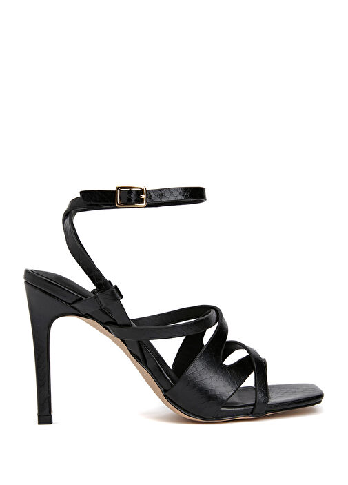 Siyah Kadın Sandalet - Görsel 2