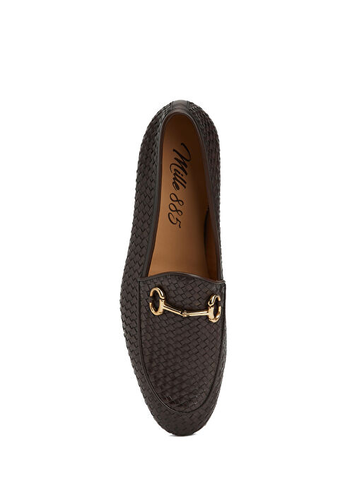 Kahverengi Erkek Deri Loafer - Görsel 5