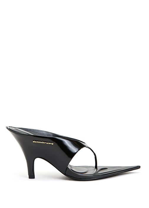 Siyah Kadın Deri Terlik - Görsel 2