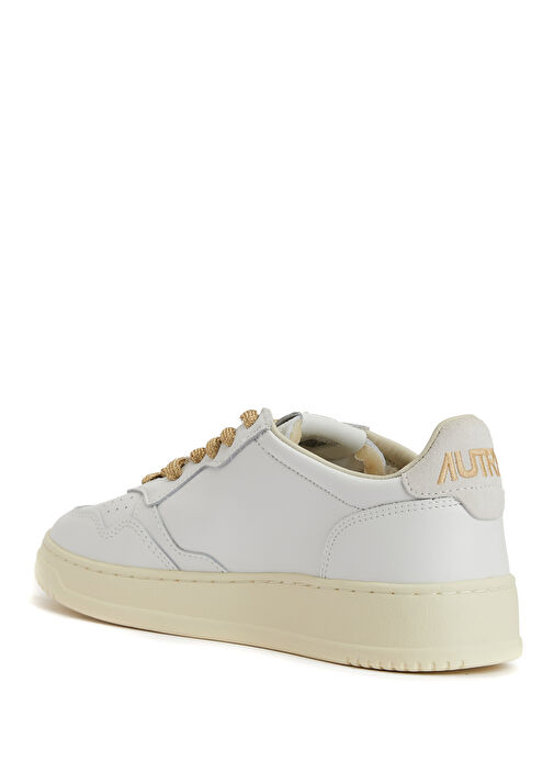 Medalist Beyaz Taba Kadın Deri Sneaker - Görsel 4