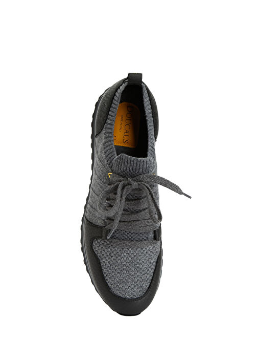Antrasit Siyah Erkek Sneaker - Görsel 5