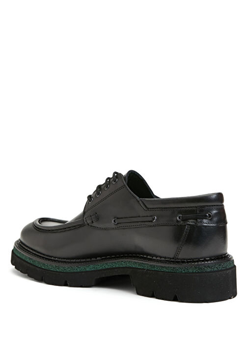 Siyah Erkek Deri Ayakkabı - Görsel 4