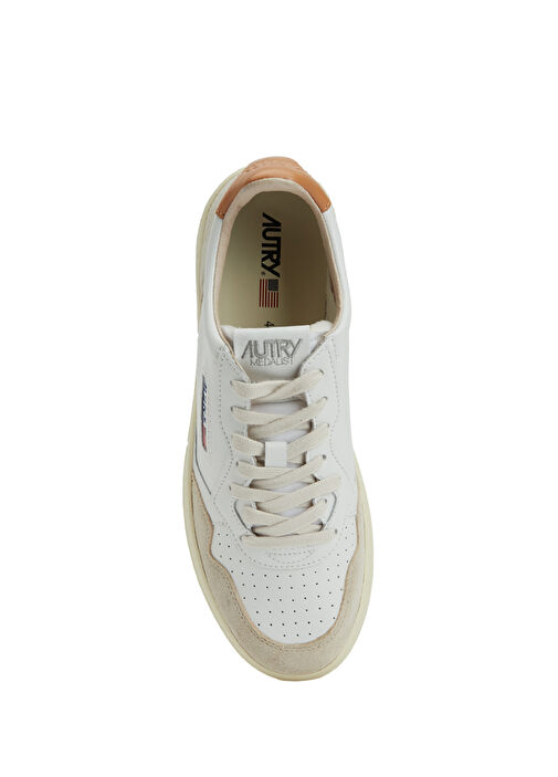 Beyaz Erkek Deri Sneaker - Görsel 5