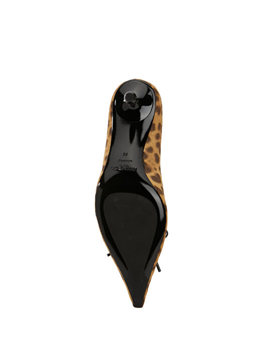 Scarlett Leopar Desenli Süet Stiletto - Görsel 6
