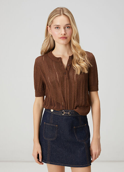 Kahverengi Ajurlu Kazak