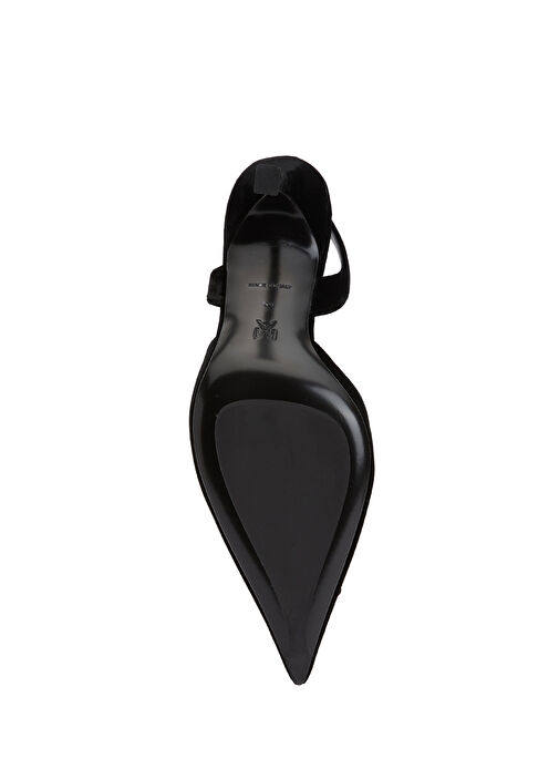 Camelia Siyah Taşlı Tokalı Topuklu Ayakkabı - Görsel 6