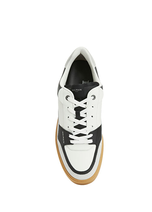 B-Court Gri Erkek Deri Sneaker - Görsel 5