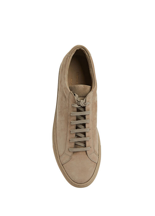 Taupe Erkek Deri Sneaker - Görsel 5