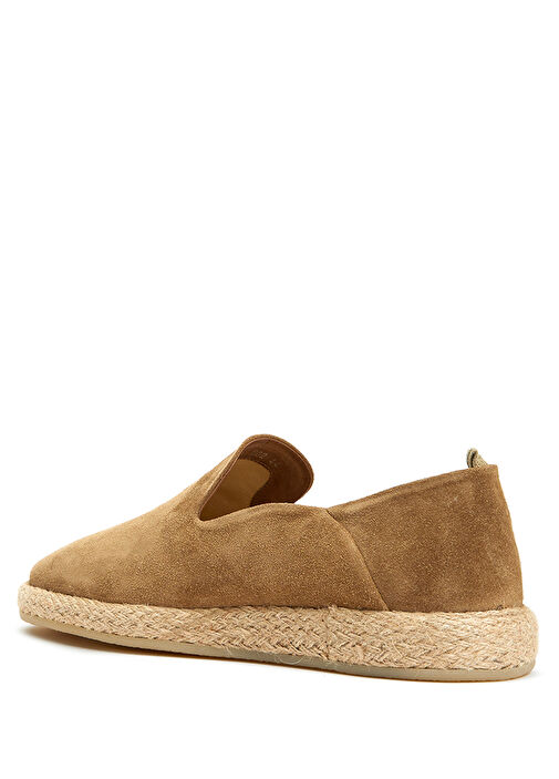 Bej Erkek Deri Espadril - Görsel 4