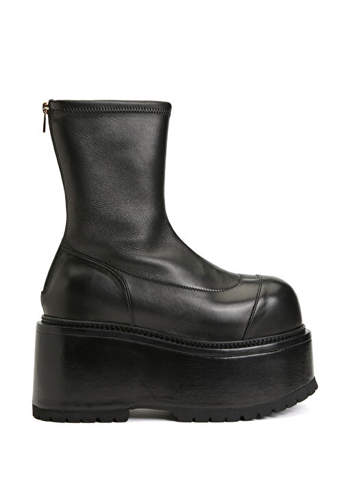 Siyah Kadın Deri Bot - Görsel 2