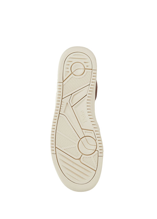 Kahve Beyaz Erkek Deri Sneaker - Görsel 6