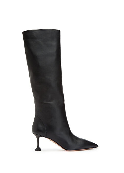 Siyah Kadın Deri Çizme - Görsel 2