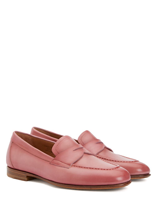 Pudra Kadın Deri Loafer - Görsel 3