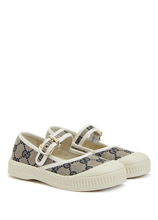 Lacivert Logo Jakarlı Kız Çocuk Sneaker - Görsel 3