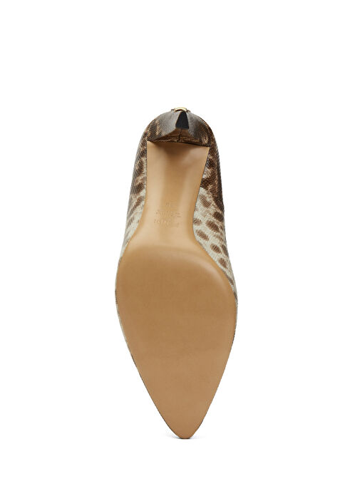 Filo Bej Topuklu Ayakkabı - Görsel 6