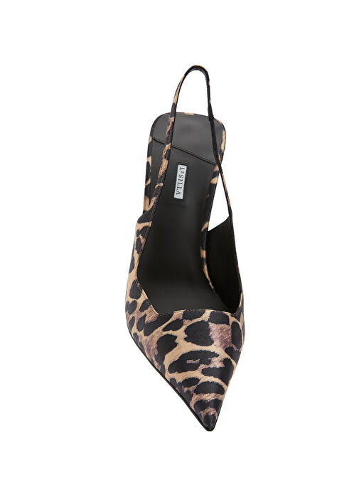 Leopar Desenli Stiletto - Görsel 5