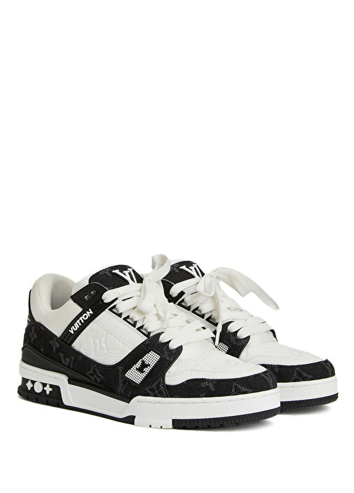 Beymen Reborn - Louis Vuitton Erkek Snekaers - Siyah-Beyaz