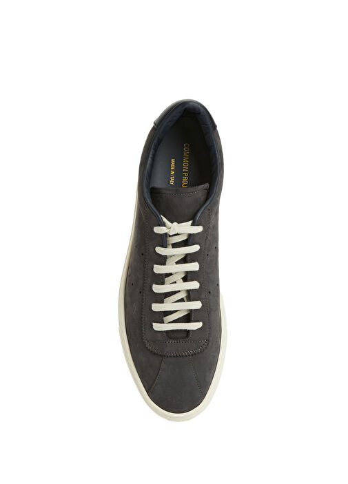 Siyah Erkek Deri Sneaker - Görsel 5