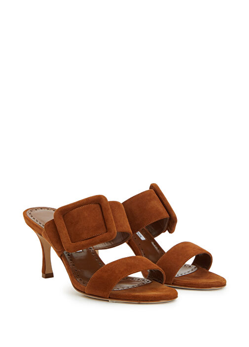 Manolo Blahnik Topuklu Terlik - Görsel 3