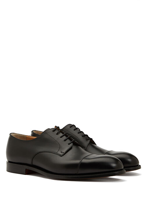 Siyah Bağcıklı Erkek Deri Ayakkabı - Görsel 3