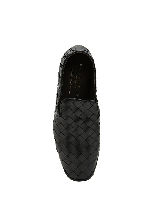 Siyah Erkek Deri Loafer - Görsel 5
