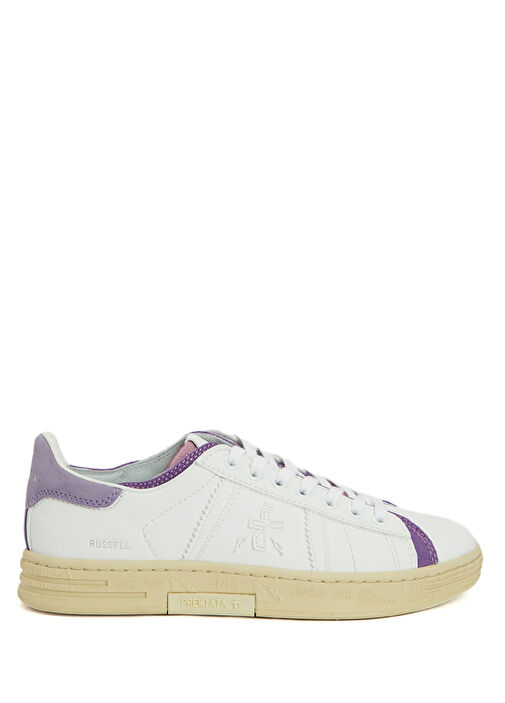 Russel Beyaz Mor Kadın Sneaker - Görsel 2