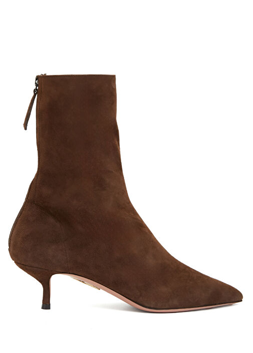 Kahverengi Kadın Deri Bot - Görsel 2