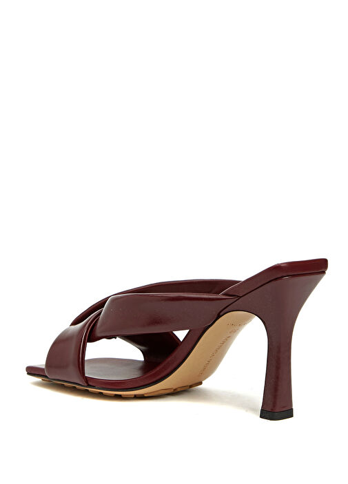 Riva Bordo Kadın Deri Terlik - Görsel 4