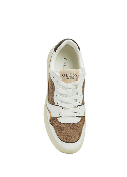 Bej Kahve Erkek Deri Sneaker - Görsel 5