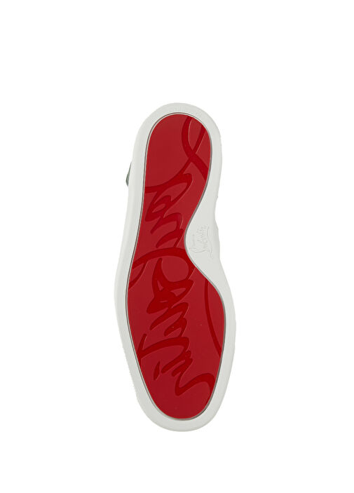 Fun Louis Junior Beyaz Yeşil Erkek Deri Sneaker - Görsel 6